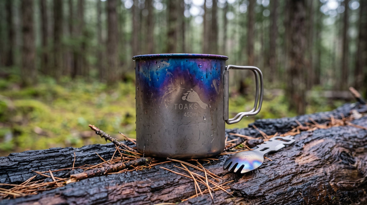 How to Clean, Care for, and Restore Titanium Camp Gear (And Why It Turns Blue)