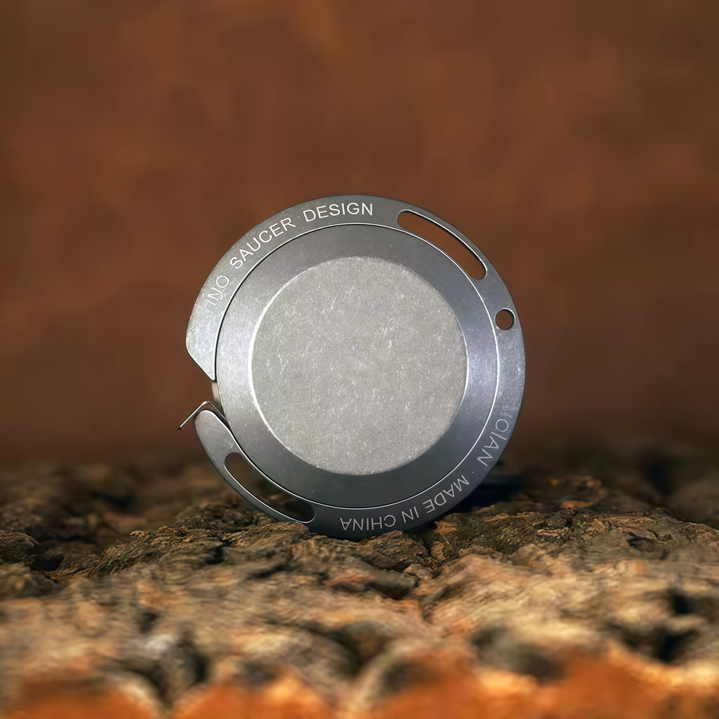 Titanium UFO Mini EDC Tape Measure 2M