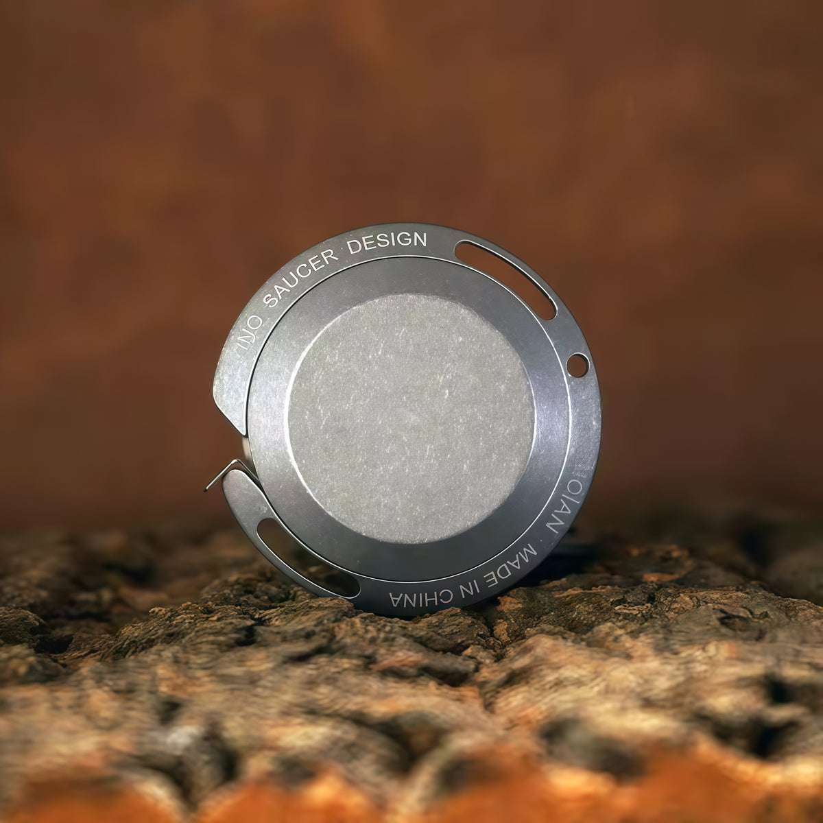 Titanium UFO Mini EDC Tape Measure 2M