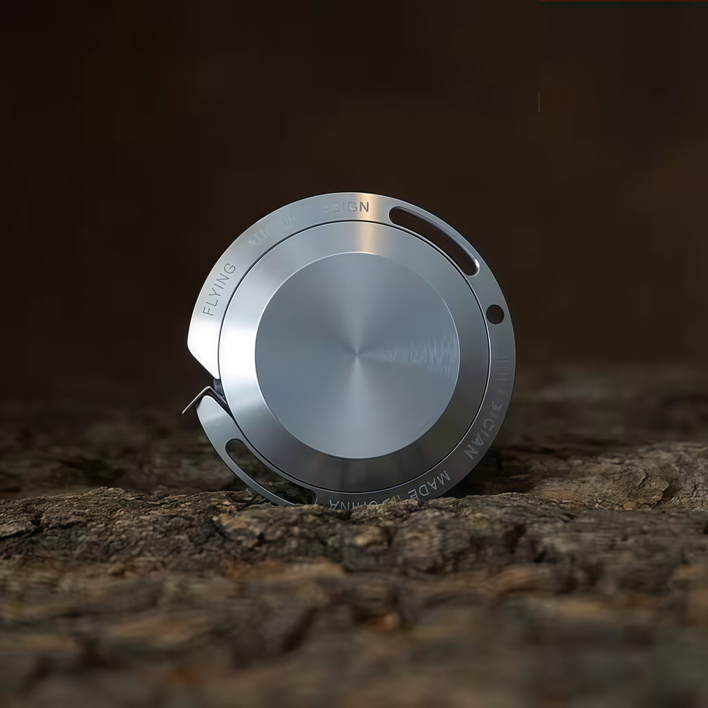 Titanium UFO Mini EDC Tape Measure 2M