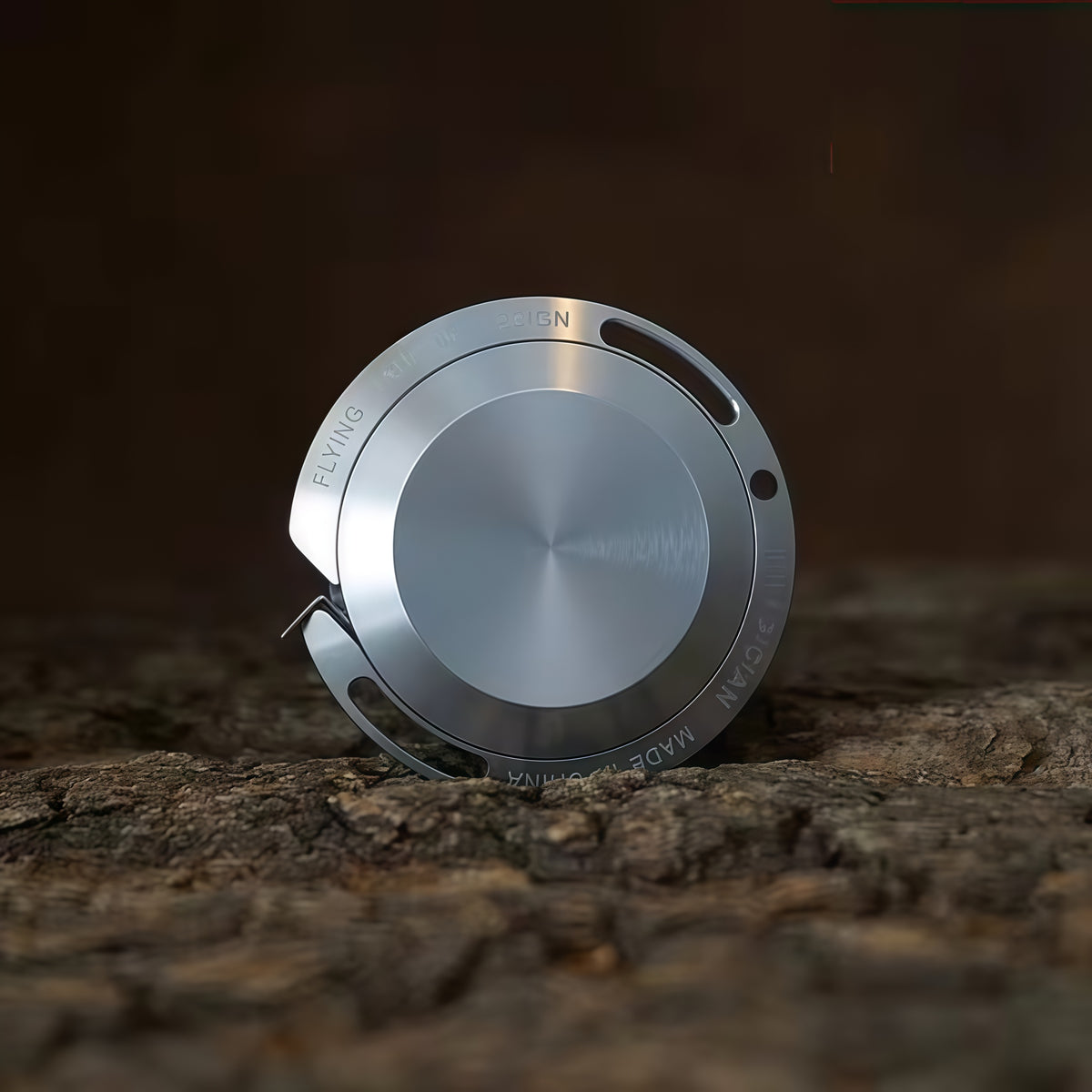 Titanium UFO Mini EDC Tape Measure 2M