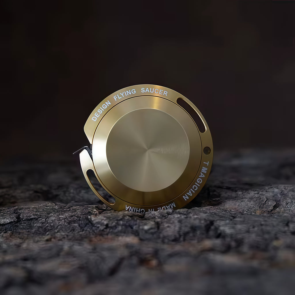 Titanium UFO Mini EDC Tape Measure 2M