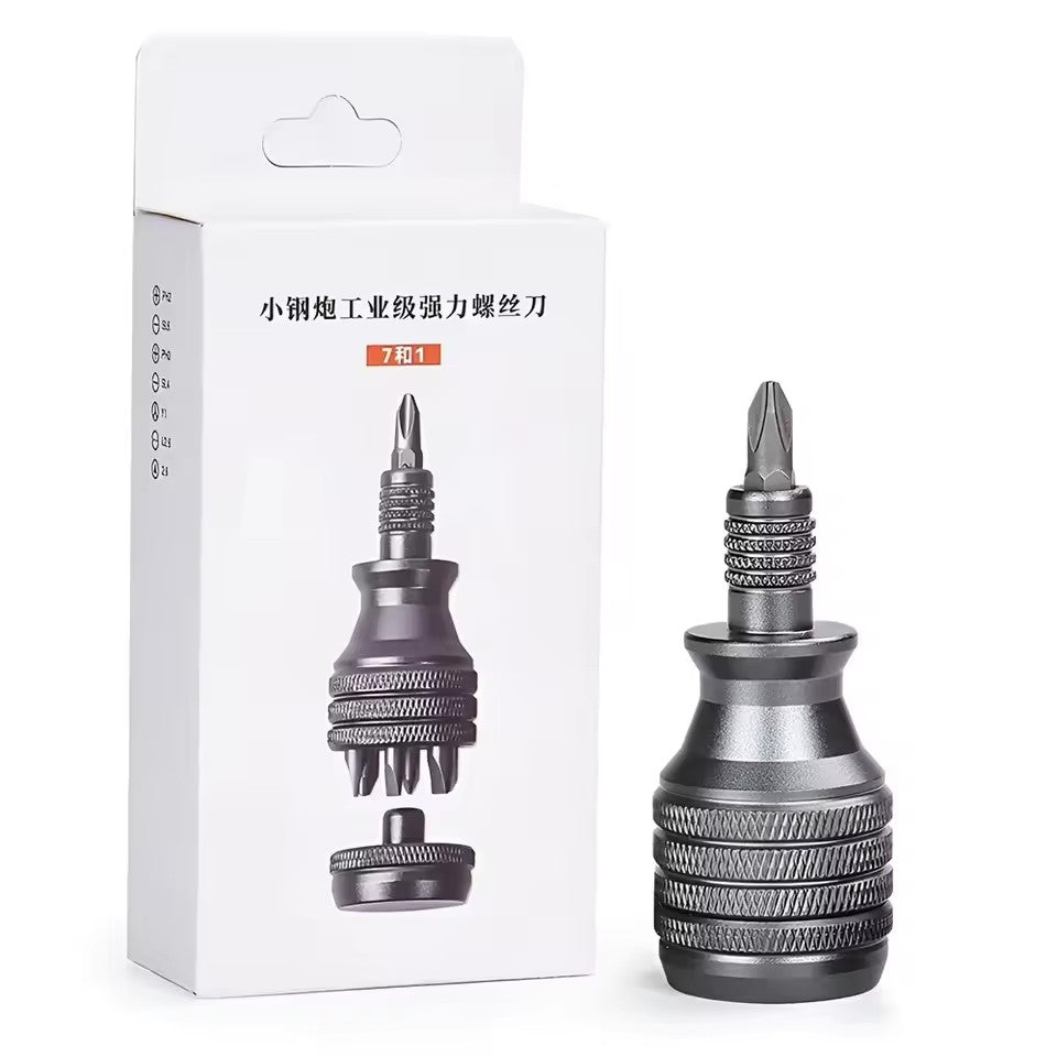 7-in-1 Stubby Pocket Screwdriver