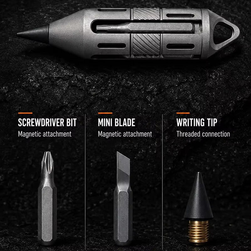 TC4 Titanium Capsule EDC Multi-Tool