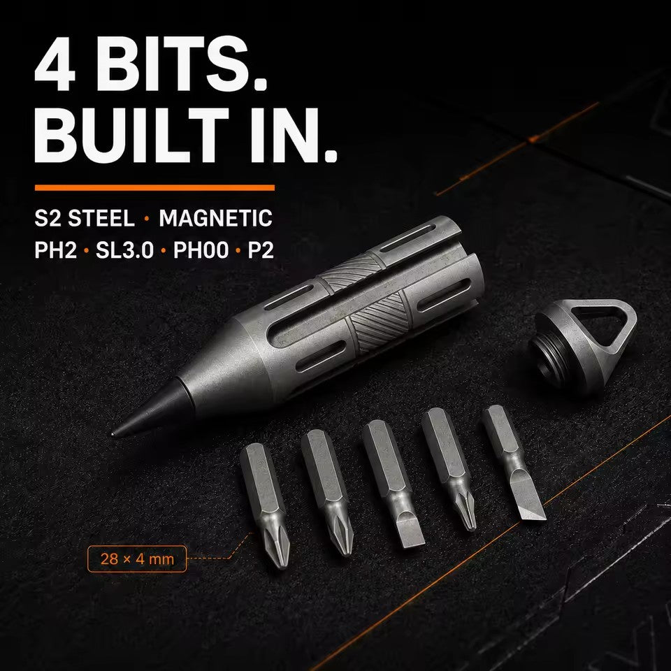 TC4 Titanium Capsule EDC Multi-Tool