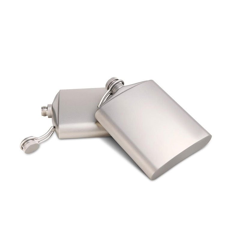 Titanium Curved Hip Flask 7oz / 220ml