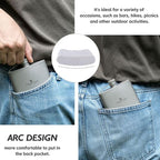 Titanium Curved Hip Flask 7oz / 220ml