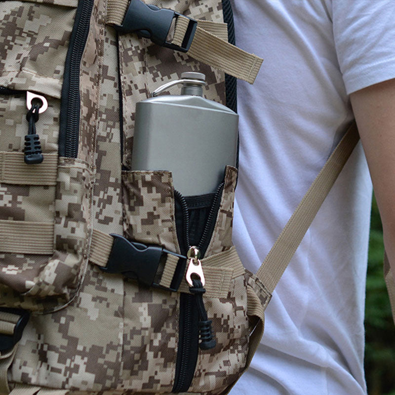 Titanium Curved Hip Flask 7oz / 220ml