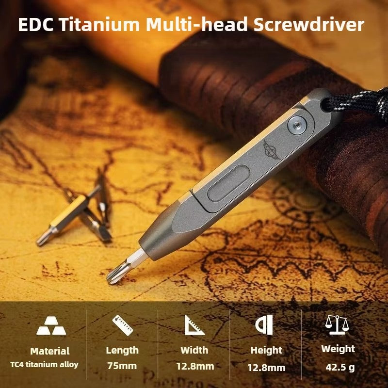 TC4 Titanium EDC Screwdriver