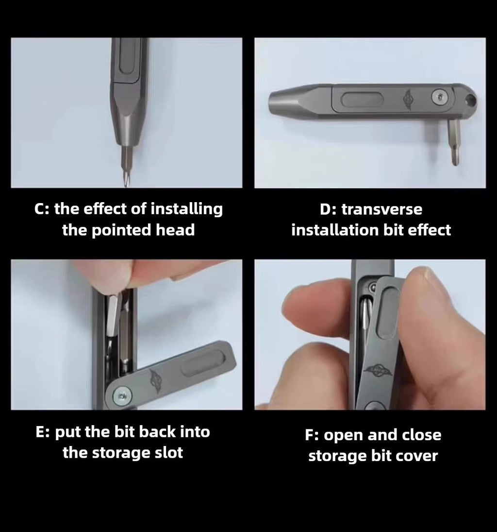 TC4 Titanium EDC Screwdriver