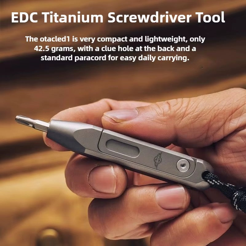 TC4 Titanium EDC Screwdriver