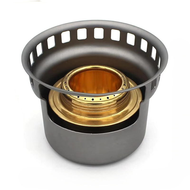 Portable Brass Alcohol Camping Stove