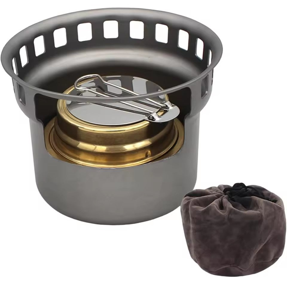 Portable Brass Alcohol Camping Stove