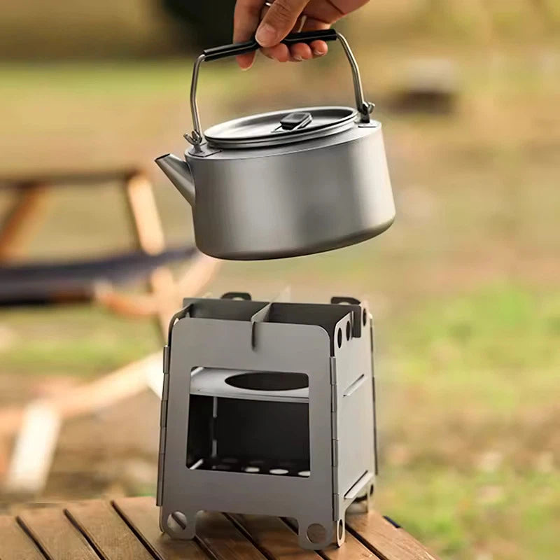 Titanium Folding Box Stove