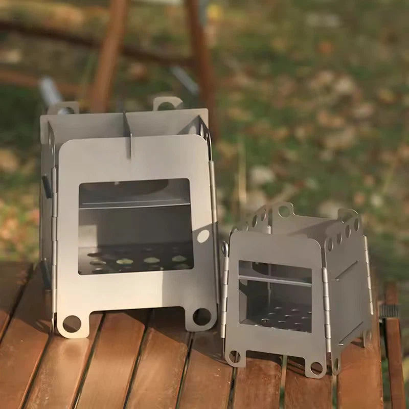 Titanium Folding Box Stove