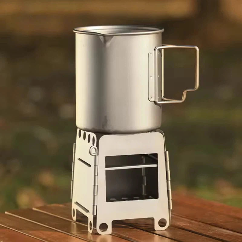 Titanium Folding Box Stove
